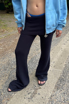 2007 Low Rise Fold Over Pant in Blue