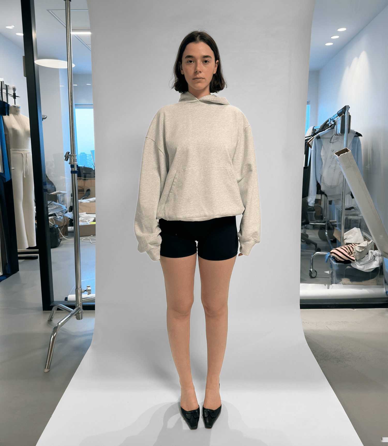 Cuddle Hoodie In College Grey | Urban Sophistication