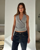 Felt Something Top in Grey