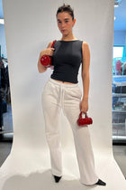 Straight Sweatpant In Marshmallow - Urban Sophistication