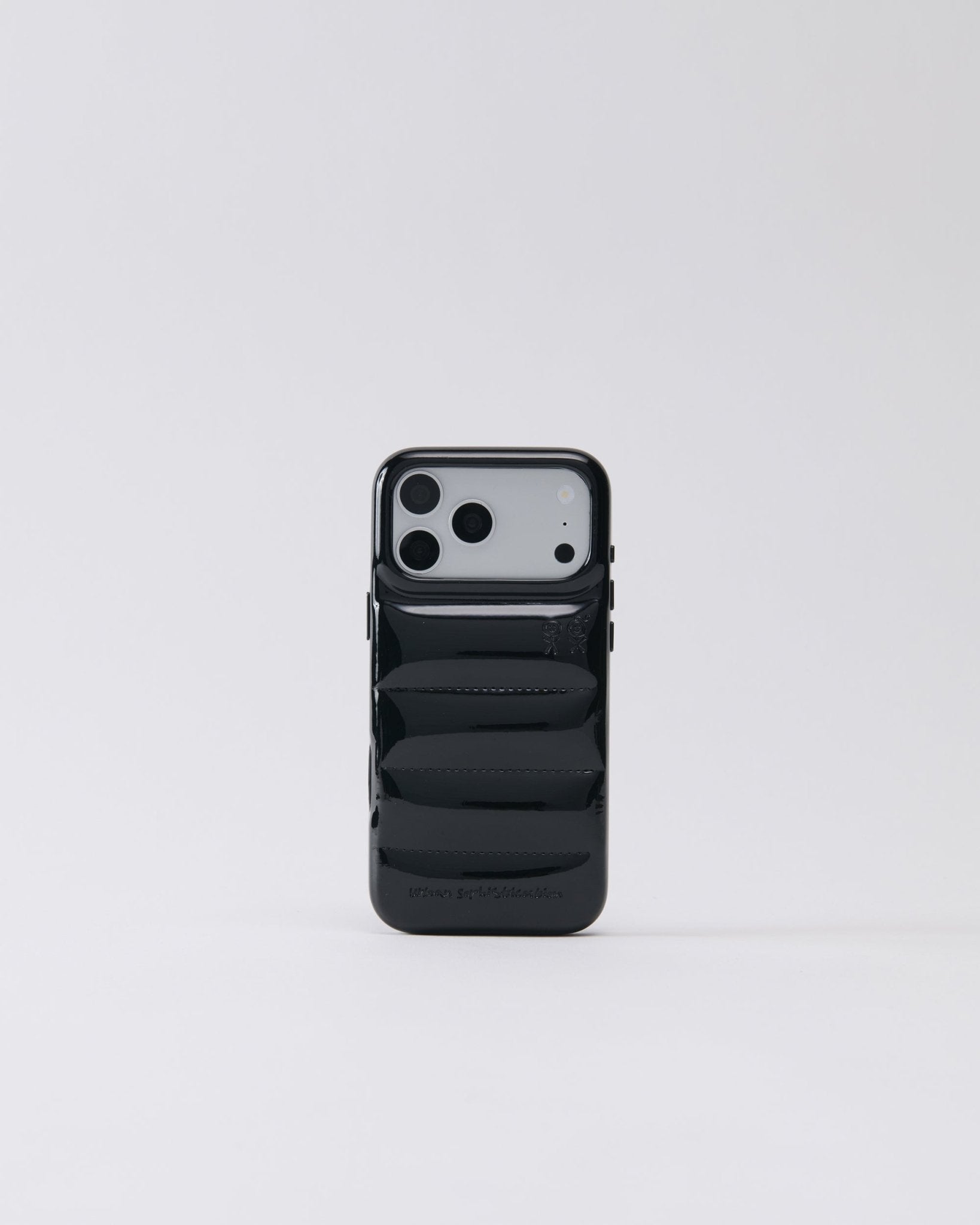 Urban Sophistication Black 'The Puffer' iPhone 15 Pro Max Case Urban Sophistication Black 'The Puffer' iPhone 15 Pro Max Case