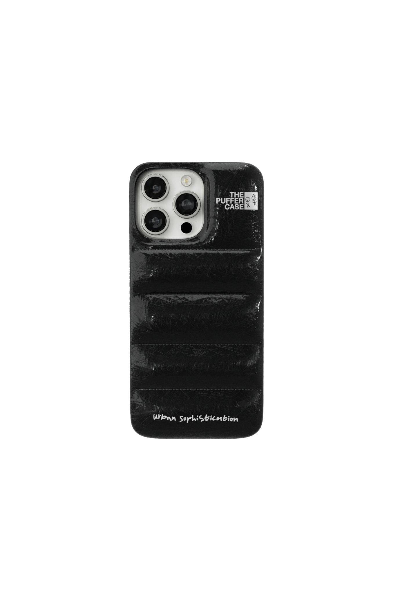 THE PUFFER CASE - NOIR - Urban Sophistication iPhone 15 THE PUFFER CASE - NOIR - Urban Sophistication iPhone 15