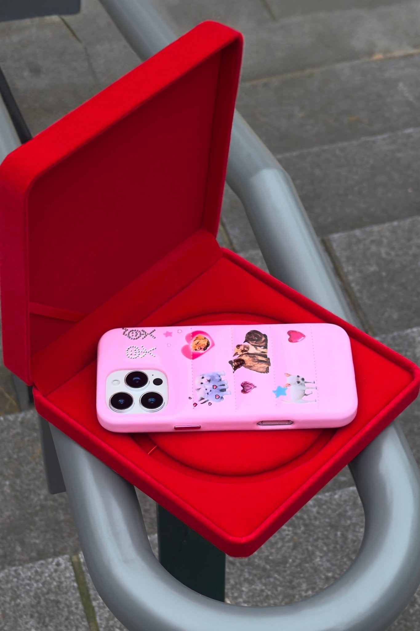 The Puffer Case® - Puppy Crush iPhone15 the-puffer-case-puppy-crush-