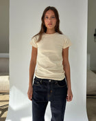 Tight Hug T-Shirt in Butter