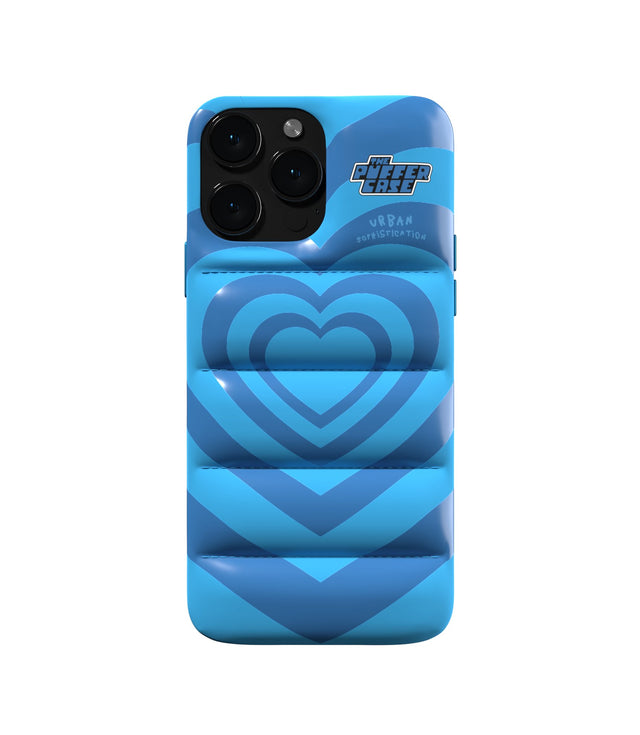 THE PUFFER CASE® - BLUE POWER PUFFER - Urban Sophistication