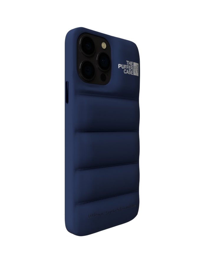 THE PUFFER CASE - NAVY BLUE - Urban Sophistication