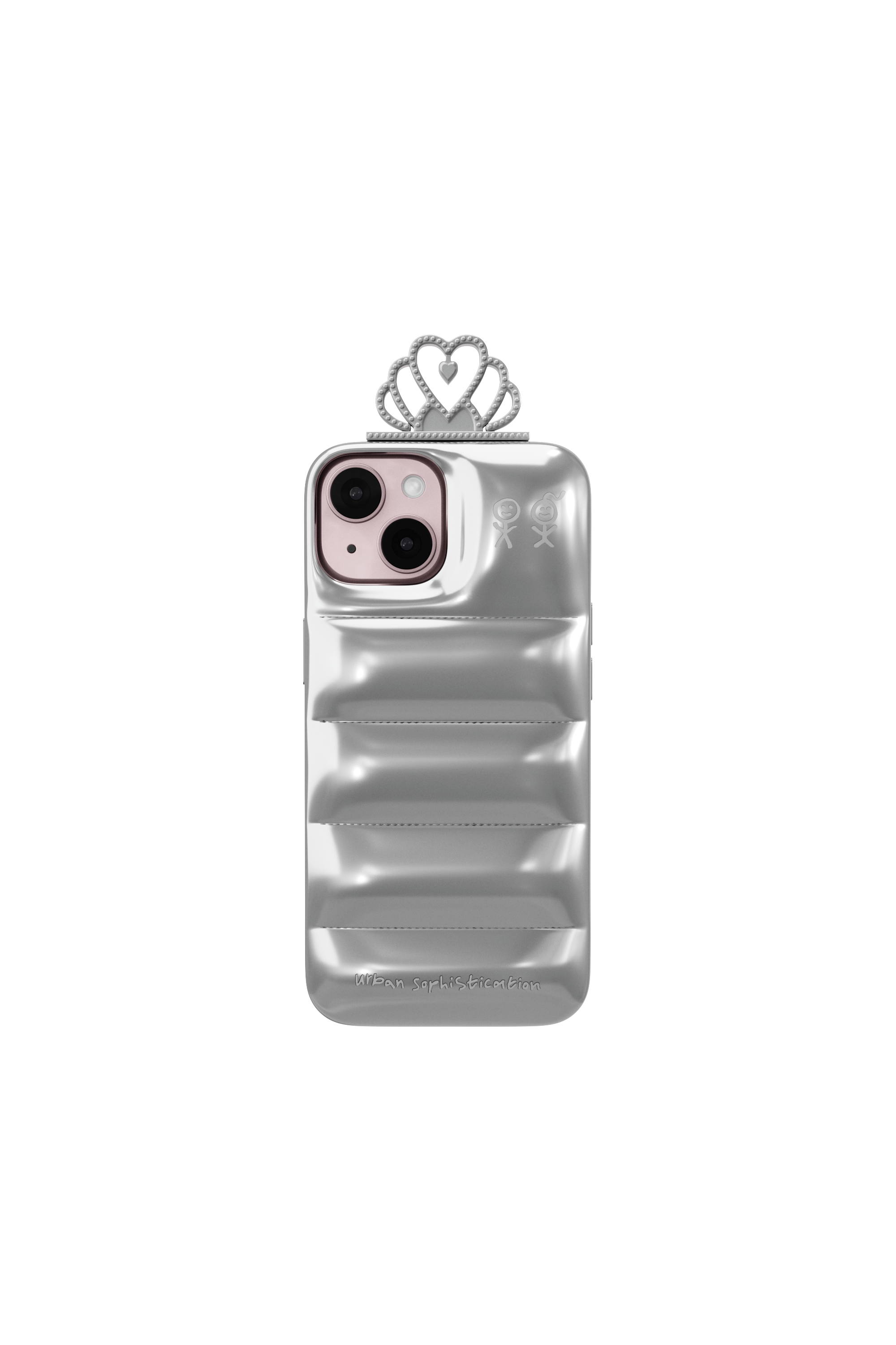 The Puffer Case® - Princess in Chrome | Urban Sophistication The Puffer Case® - Princess in Chrome | Urban Sophistication