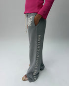 NP01 Wide Leg Sweatpants 90s Grey 01 View PDP