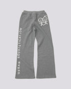 NP01 Wide Leg Sweatpants 90s Grey 04 Back Flat PDP