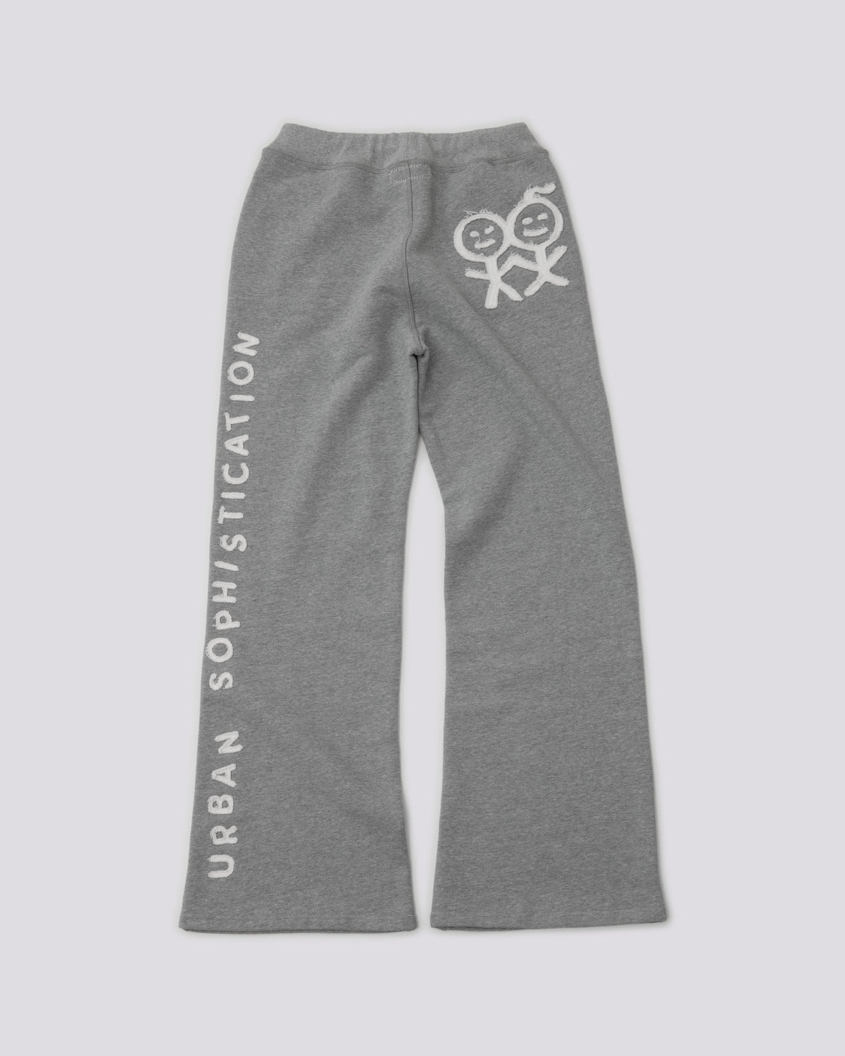 NP01 Wide Leg Sweatpants 90s Grey 04 Back Flat PDP