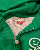 Stolen Zip Hoodie in Green