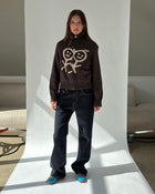 Collar Cardigan in Teddy