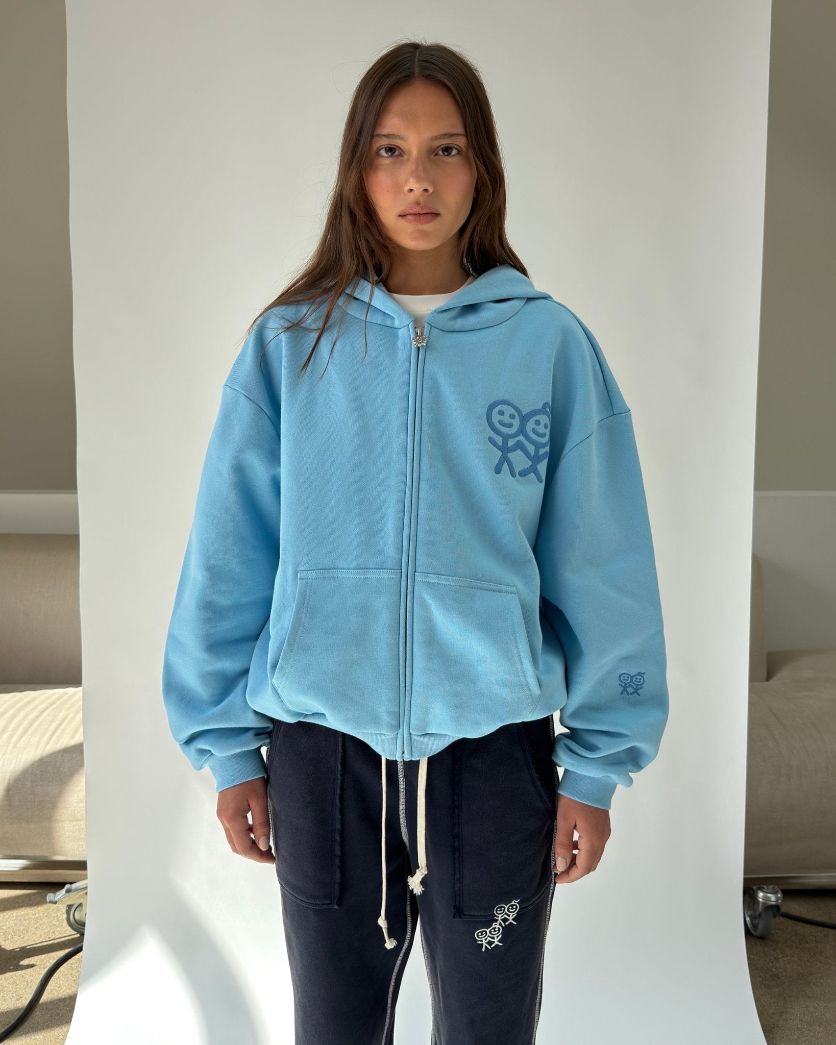 CS01 Classic Fit Terry Zip Hoodie