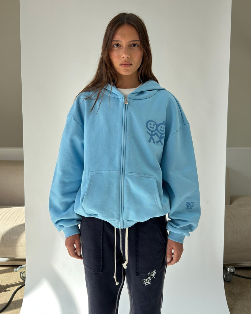 CS01 Classic Fit Terry Zip Hoodie