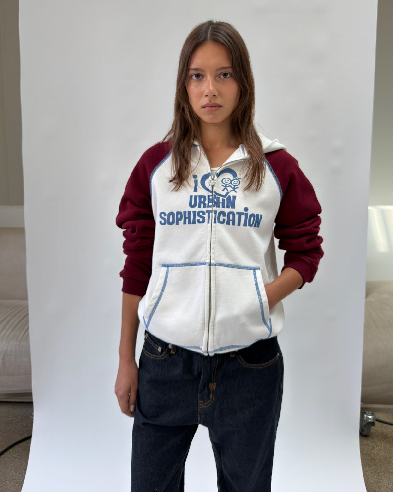 CS01 Classic Fit Terry Zip Hoodie