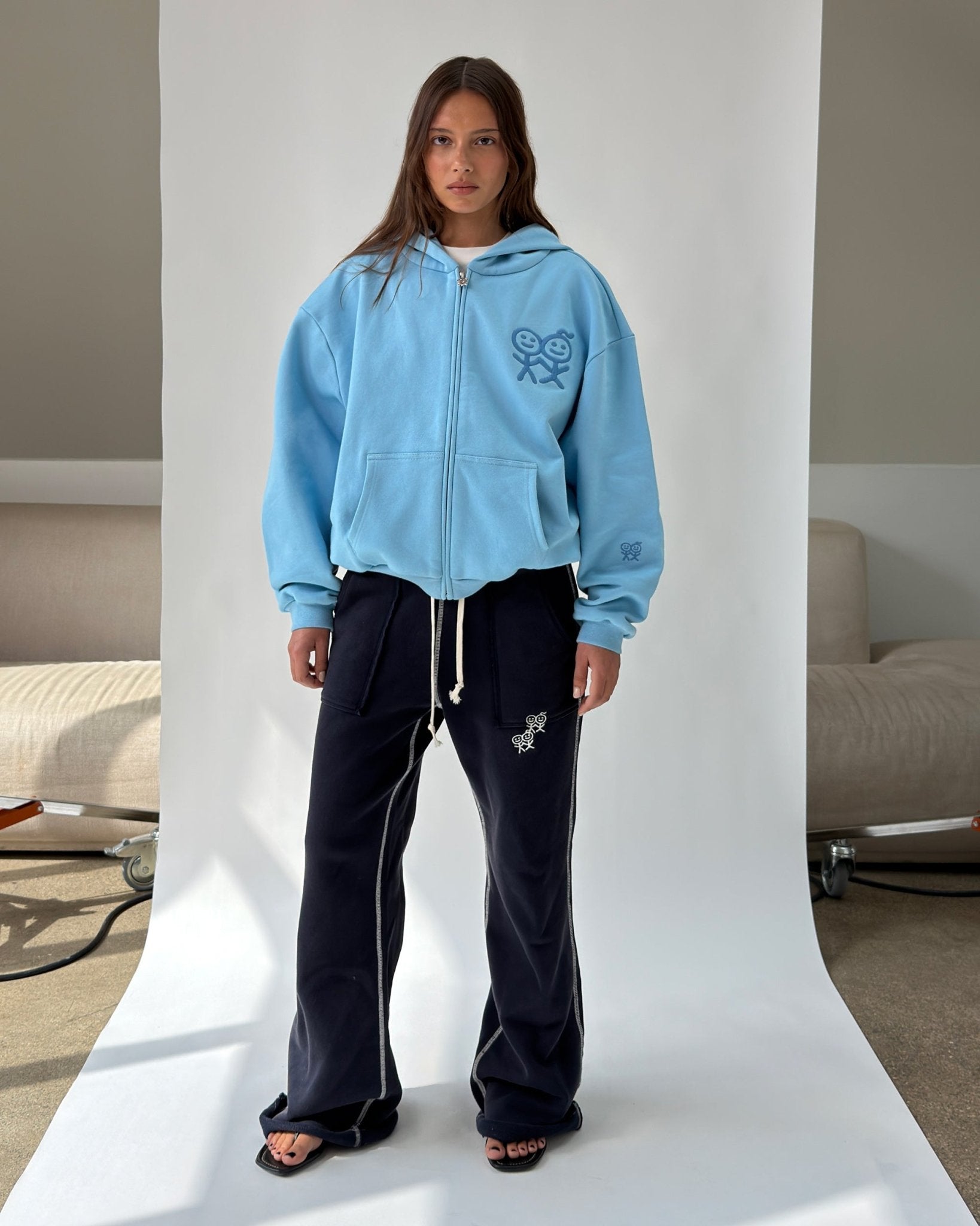 CS01 Classic Fit Terry Zip Hoodie