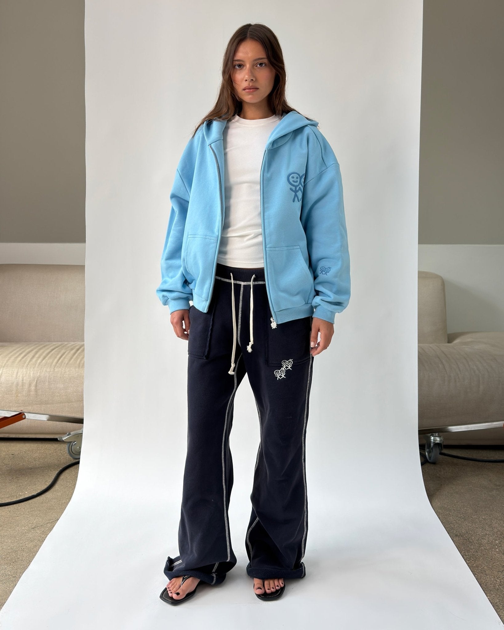 CS01 Classic Fit Terry Zip Hoodie