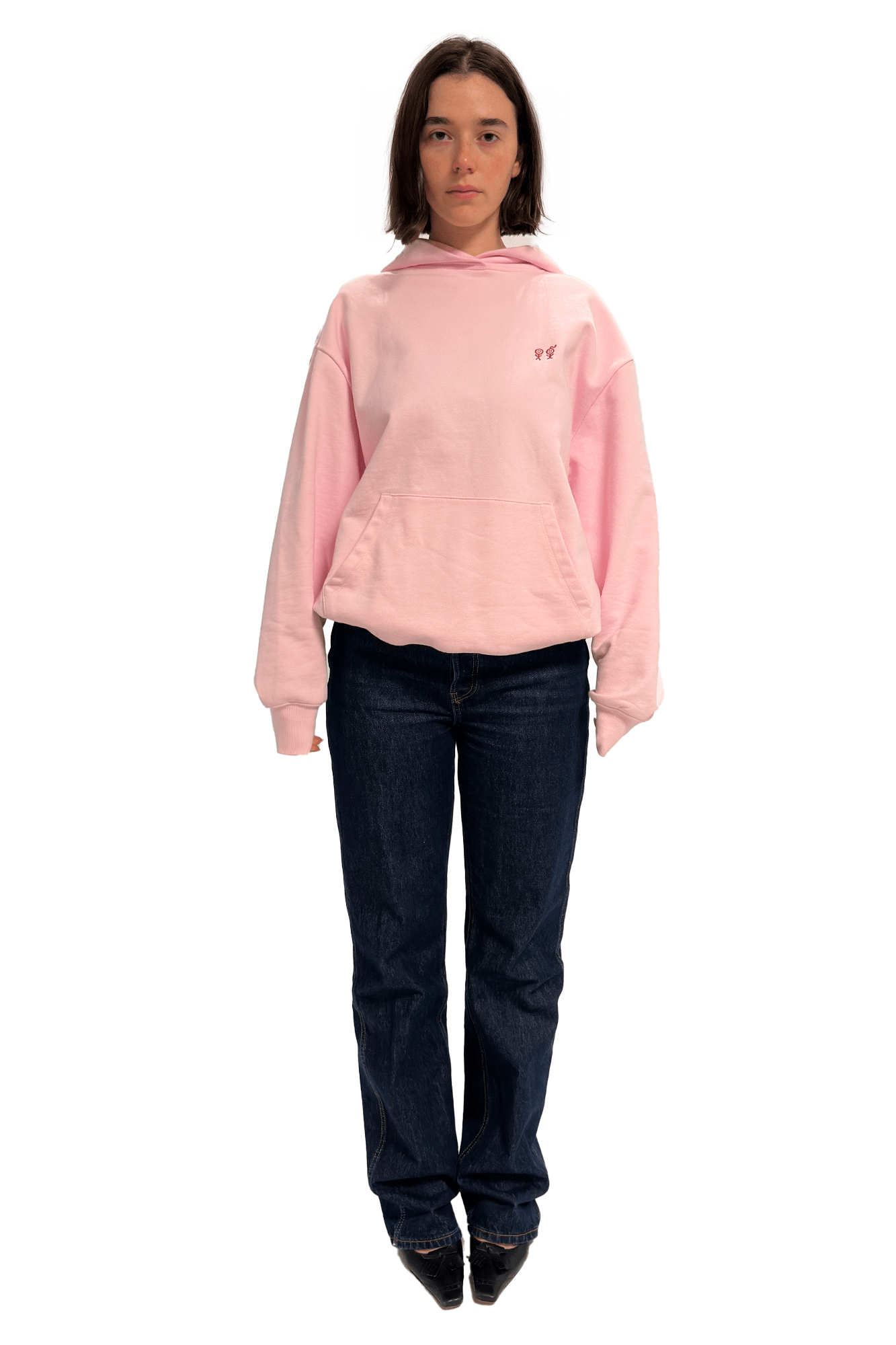 Cuddle Hoodie In Bow Pink