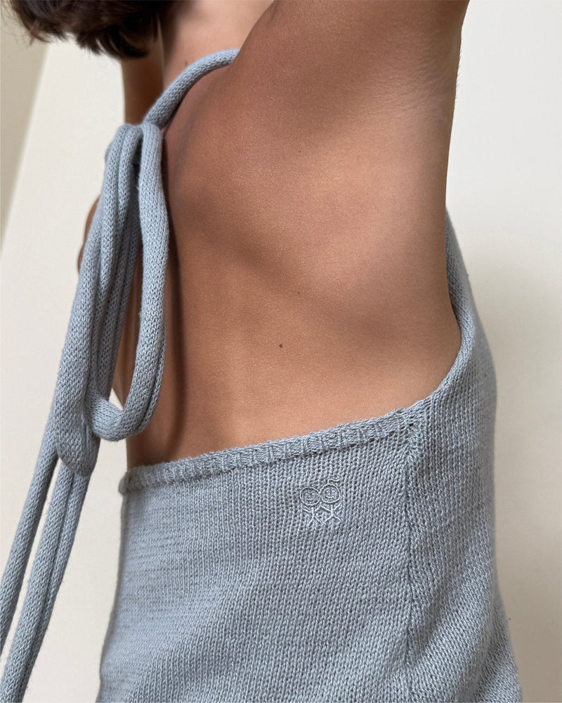 Felt Something Top in Grey