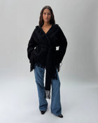 FJ01 Fringe Jacket Black Onyx 03 View PDP