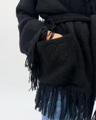 FJ01 Fringe Jacket Black Onyx 04 View PDP