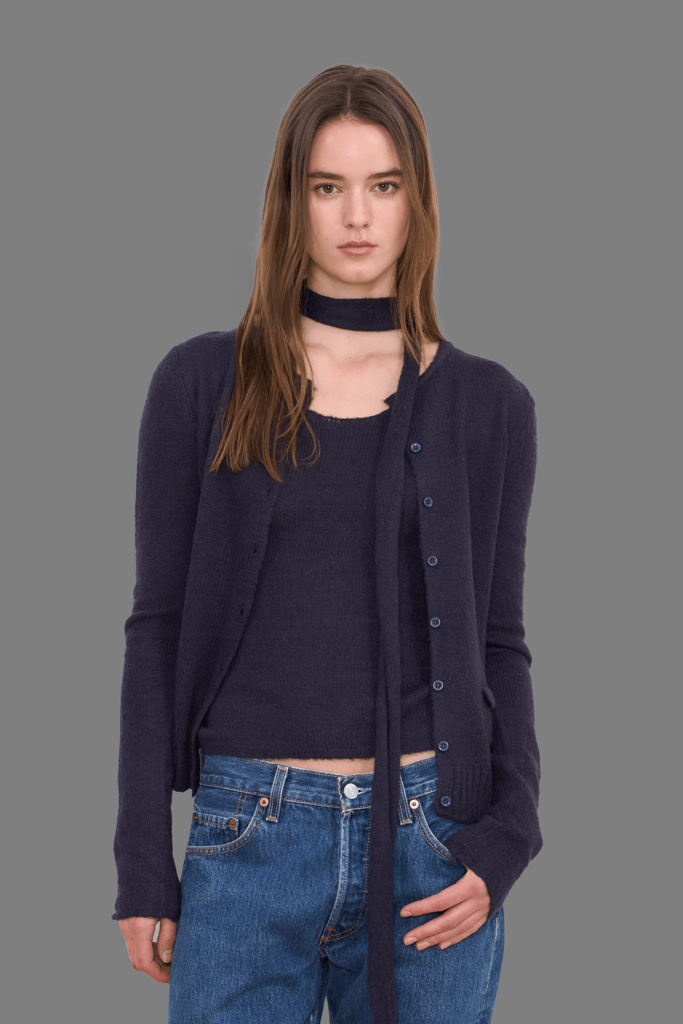 Four Seasons Cardigan in Blue