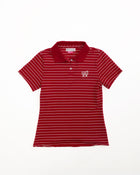 Kids Logo Fitted Polo Shirt in Red