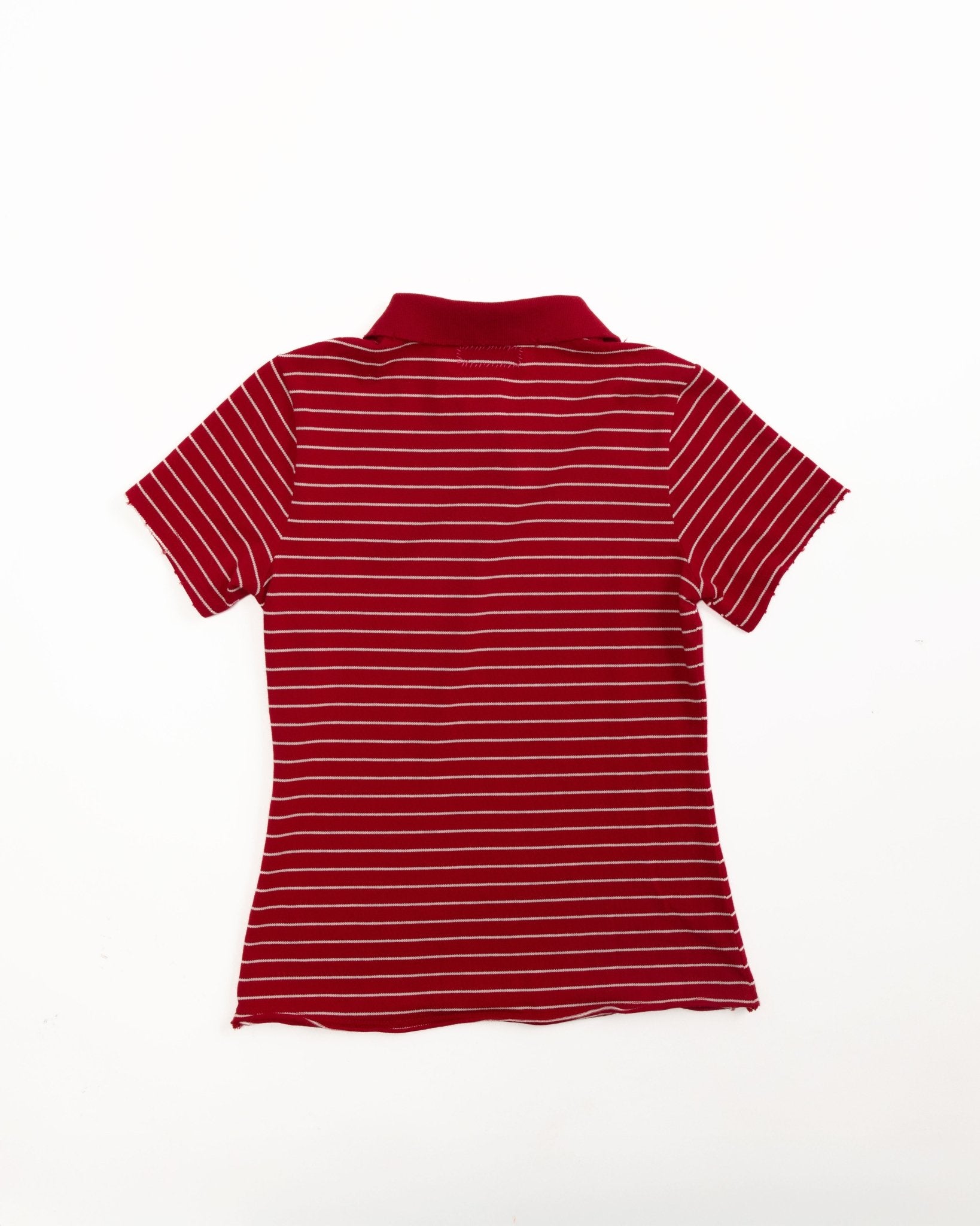 Kids Logo Fitted Polo Shirt in Red