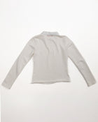 Kids Logo Long Sleeve Terry Polo in White