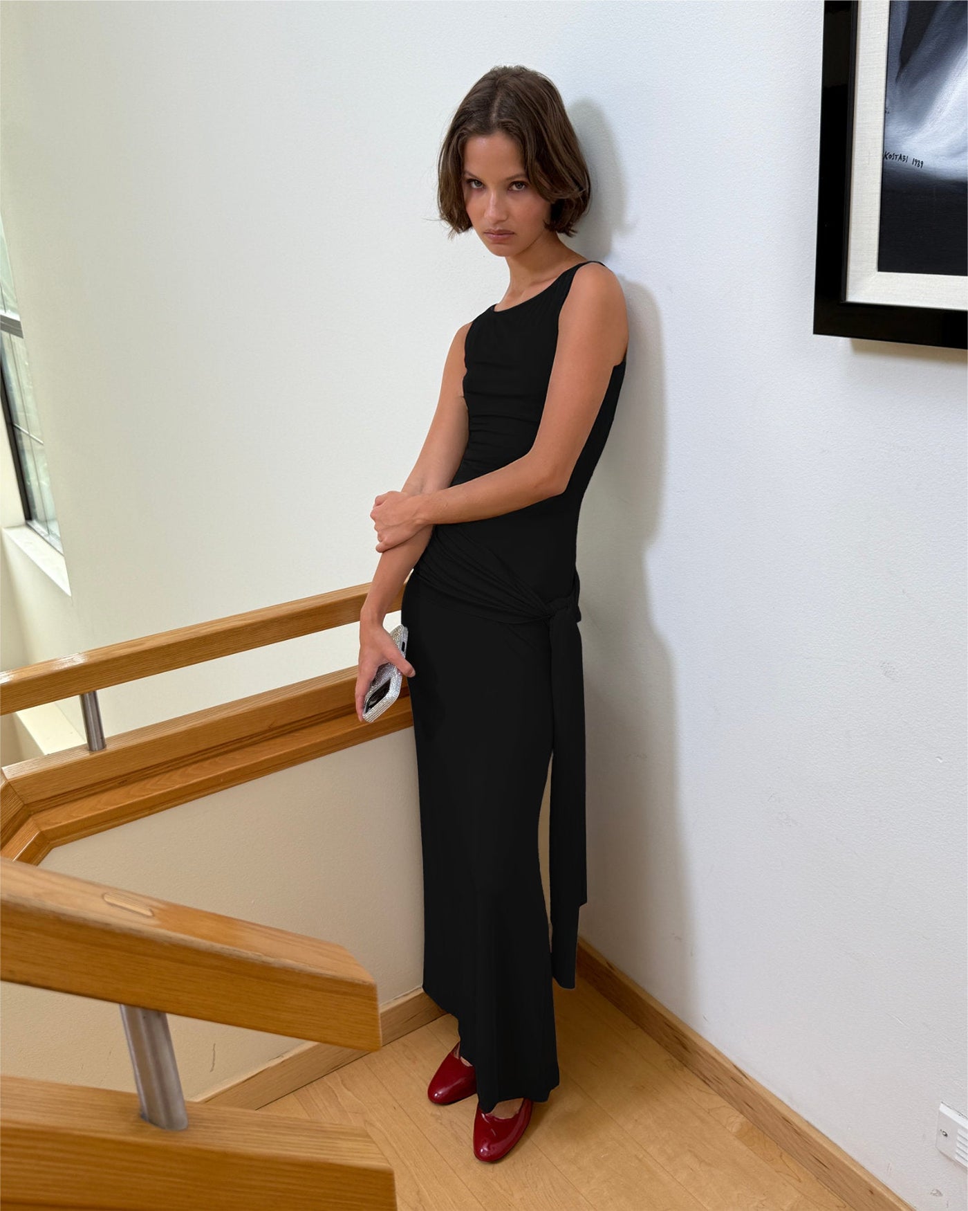 Meet His Mom Dress in Black