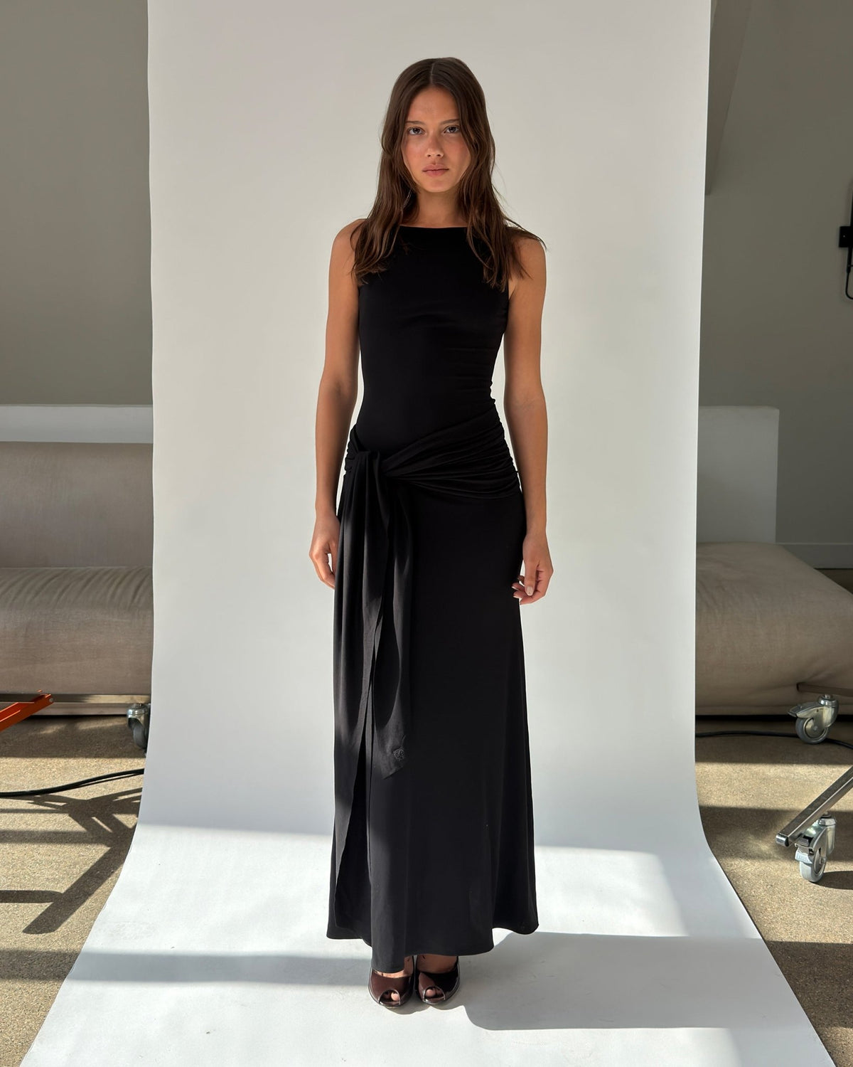 Meet His Mom Dress in Black
