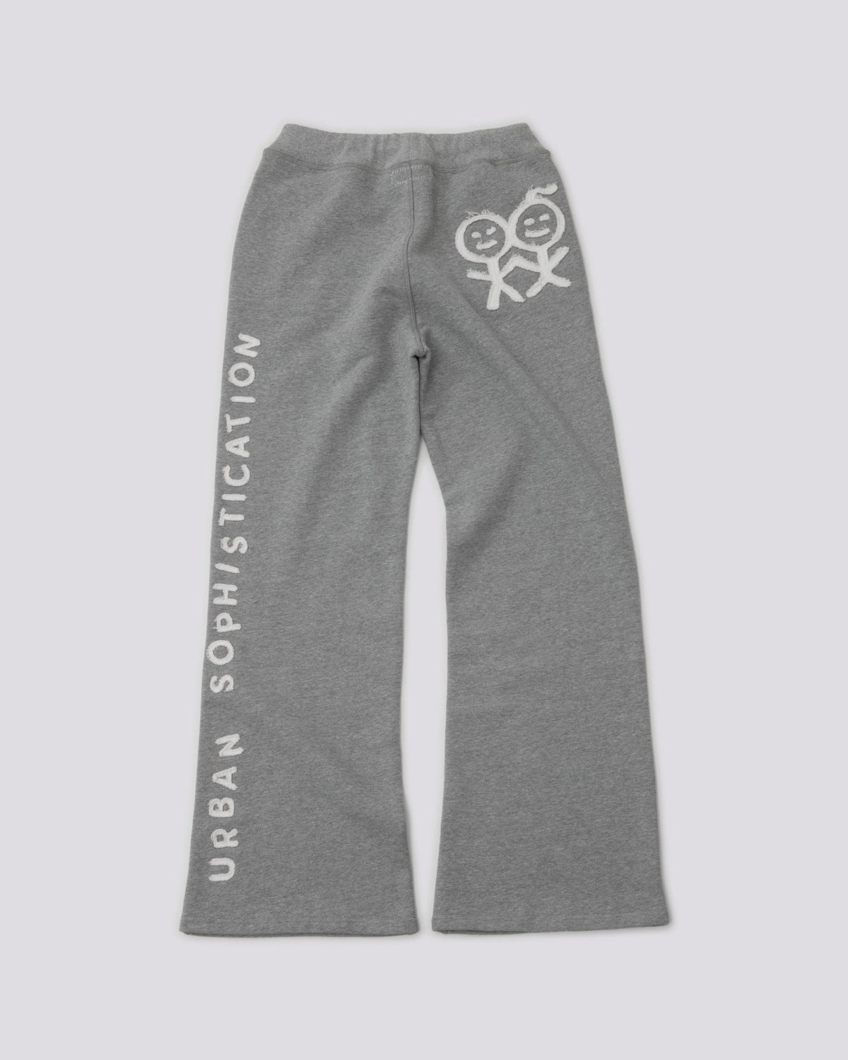 NP01 Wide Leg Sweatpants 90s Grey 04 Back Flat PDP