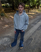 Out and About Hoodie in Grey Melange