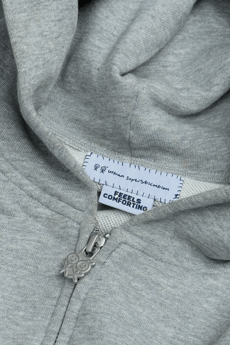 Out and About Hoodie in Grey Melange