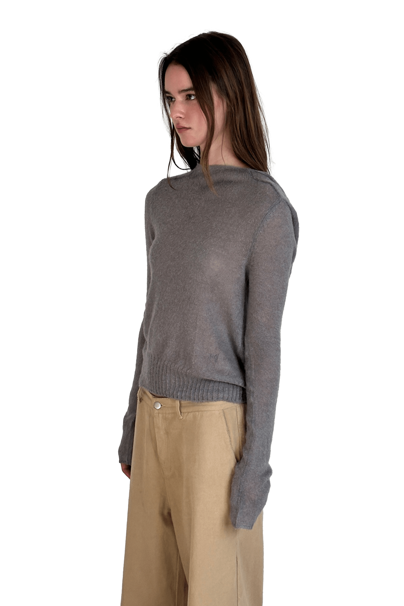 Plaza Top in Grey