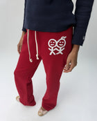 PS01 Flared Sweatpants True Red 01 View PDP