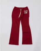 PS01 Flared Sweatpants True Red 04 Front Flat PDP