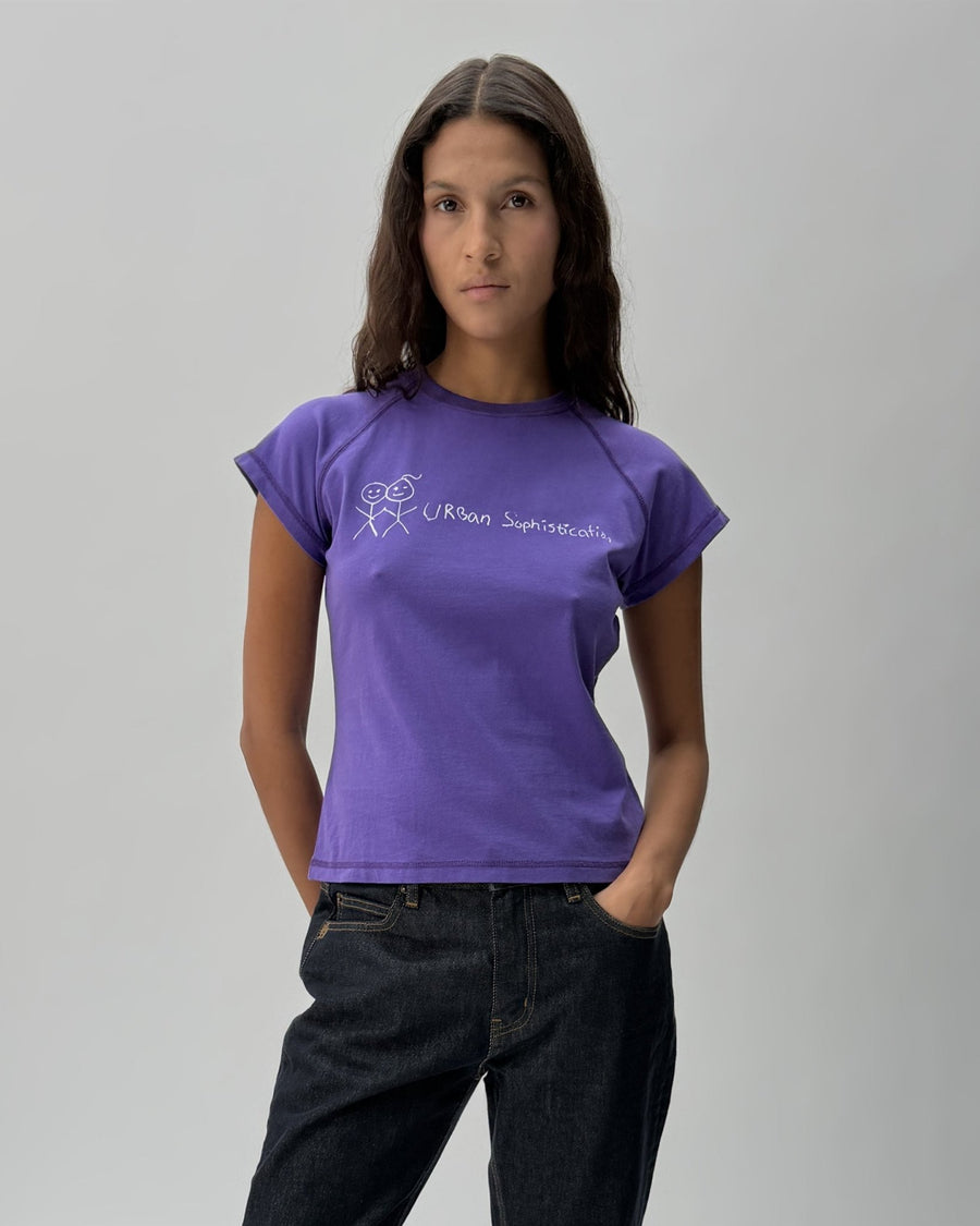 RT01 Raglan T Shirt Purple 01 Close Up PDP