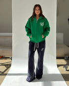Stolen Zip Hoodie in Green