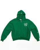 Stolen Zip Hoodie in Green