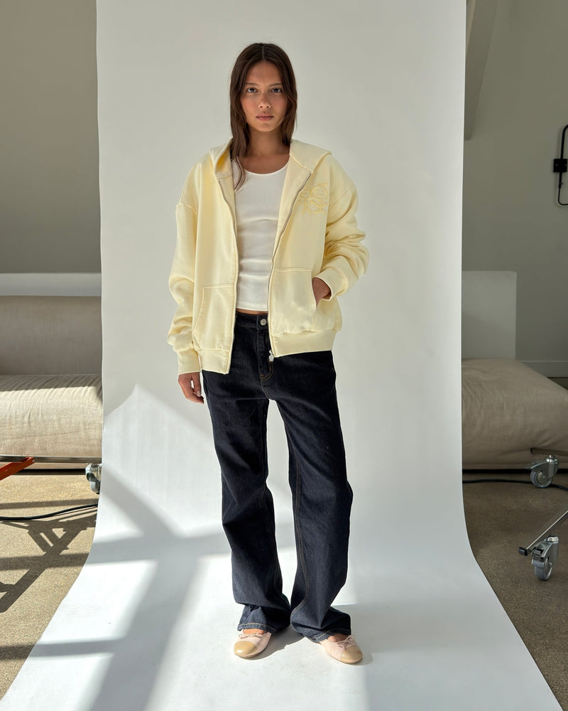 Stolen Zip Hoodie in Honey Glow