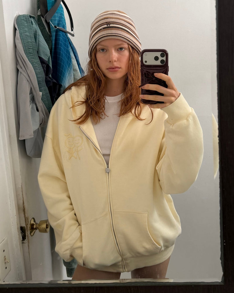 Stolen Zip Hoodie in Honey Glow