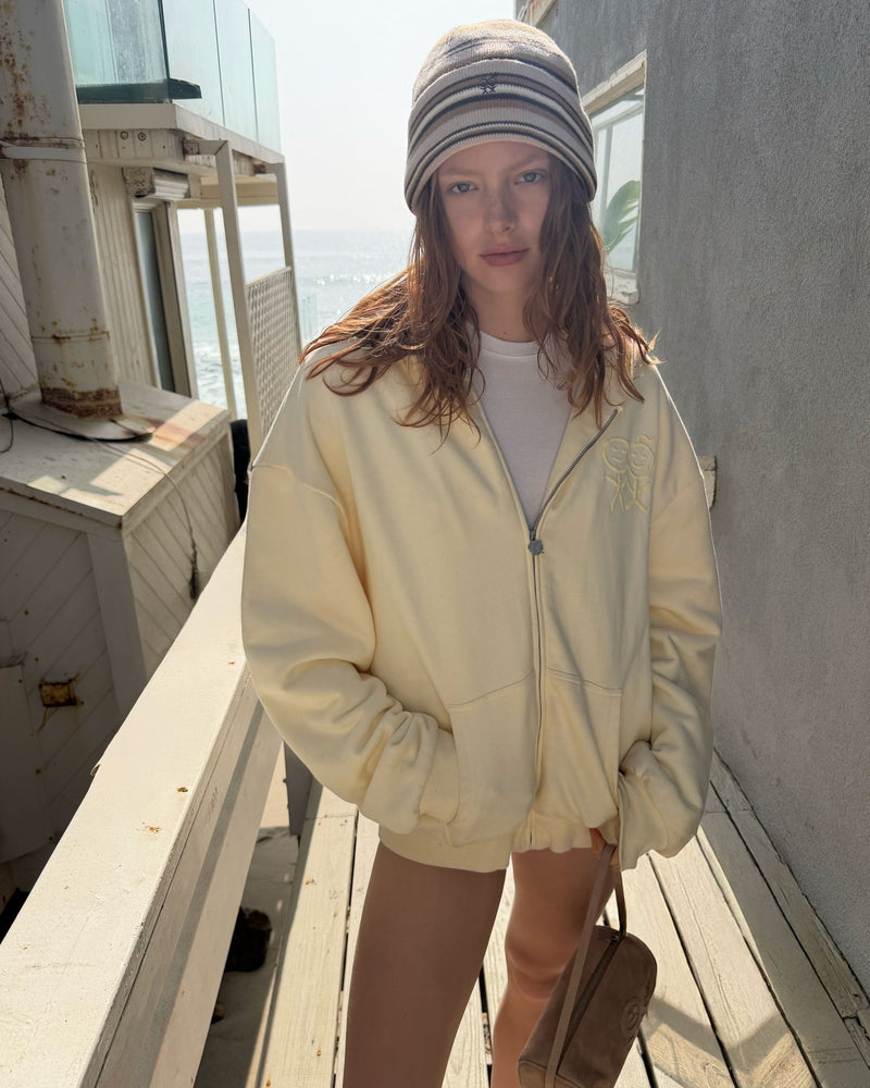 Stolen Zip Hoodie in Honey Glow
