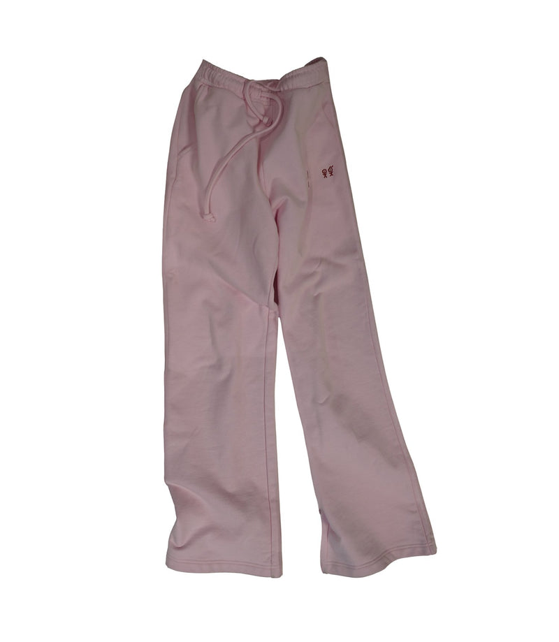 STRAIGHT SWEATPANT IN BOW PINK - Urban Sophistication
