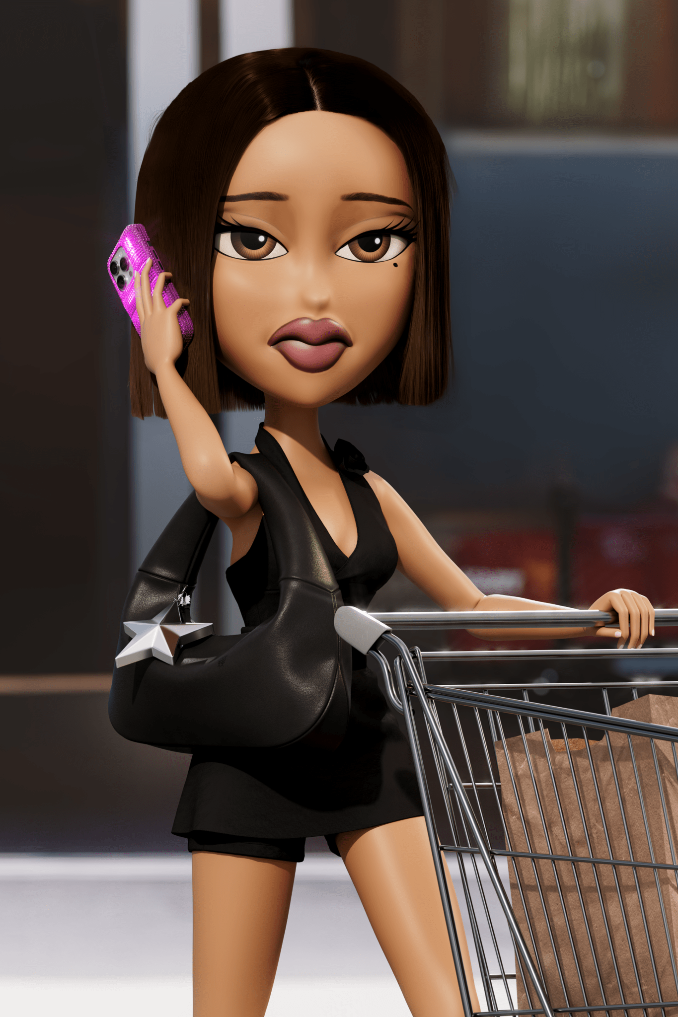 The Anon Bag Bratz© Edition in Black