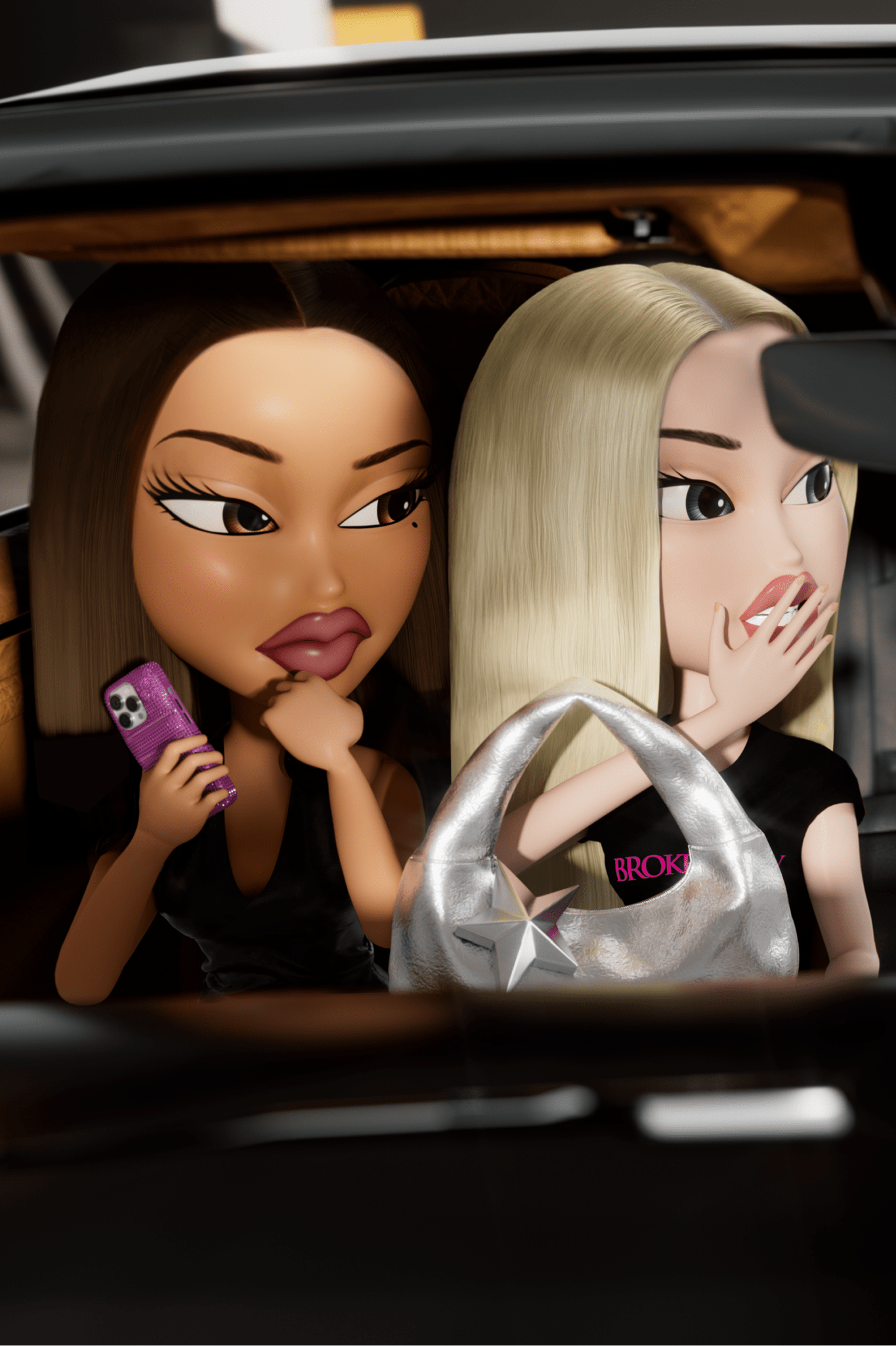 The Anon Bag Bratz© Edition in Silver Foil