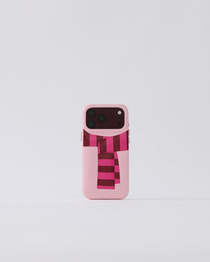 The Dough Case - Cozy in Pink Stripes