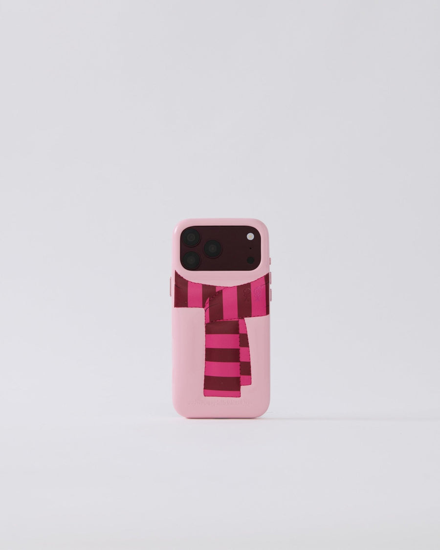 studio-flat|
The Dough Case - Cozy in Pink Stripes — studio photograph