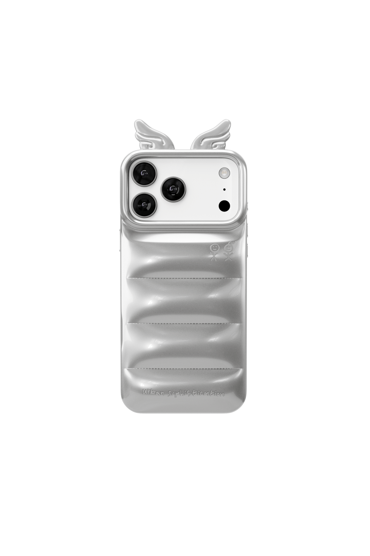 The Puffer Case® - Angel in Chrome | Urban Sophistication The Puffer Case® - Angel in Chrome | Urban Sophistication