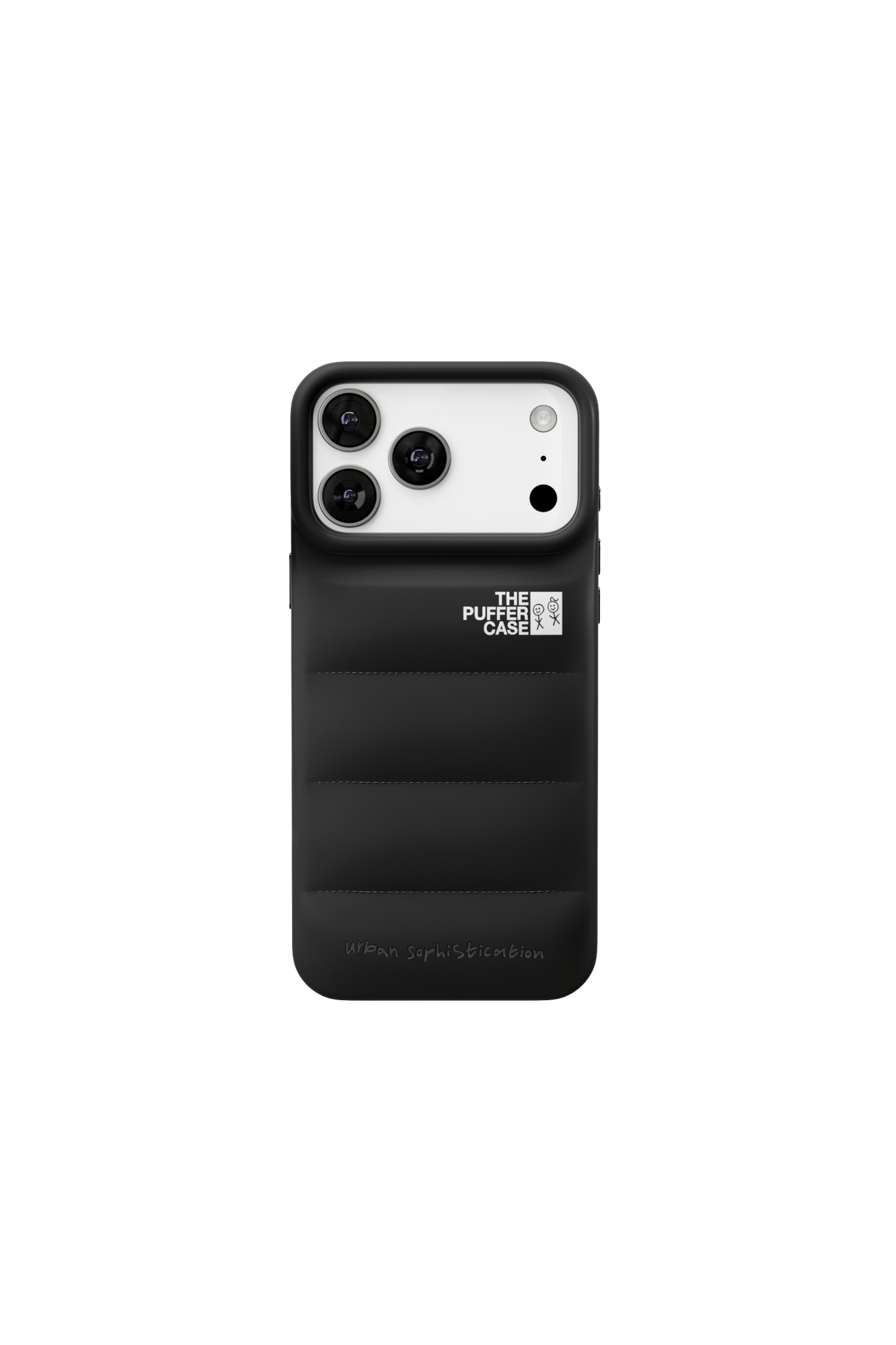 iPhoneアクセサリー UrbanSophisticationThePufferCaseiPhone17 The Puffer Case® - Black | Urban Sophistication